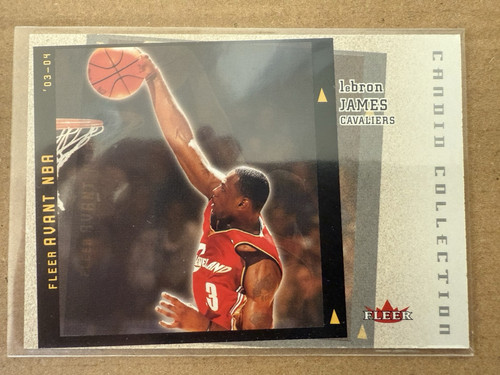 2003-04 Fleer Avant Lebron James Candid Collection #20CC card image
