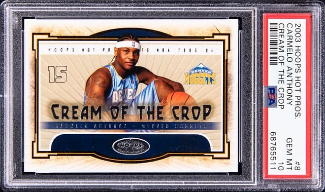 2003-04 Fleer Carmelo Anthony Hoops Hot Prospects Cream Of The Crop #8 card image
