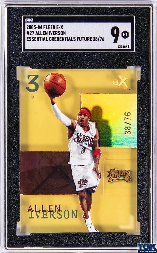 2003-04 Fleer E-X Allen Iverson Essential Credentials Future #27 card image