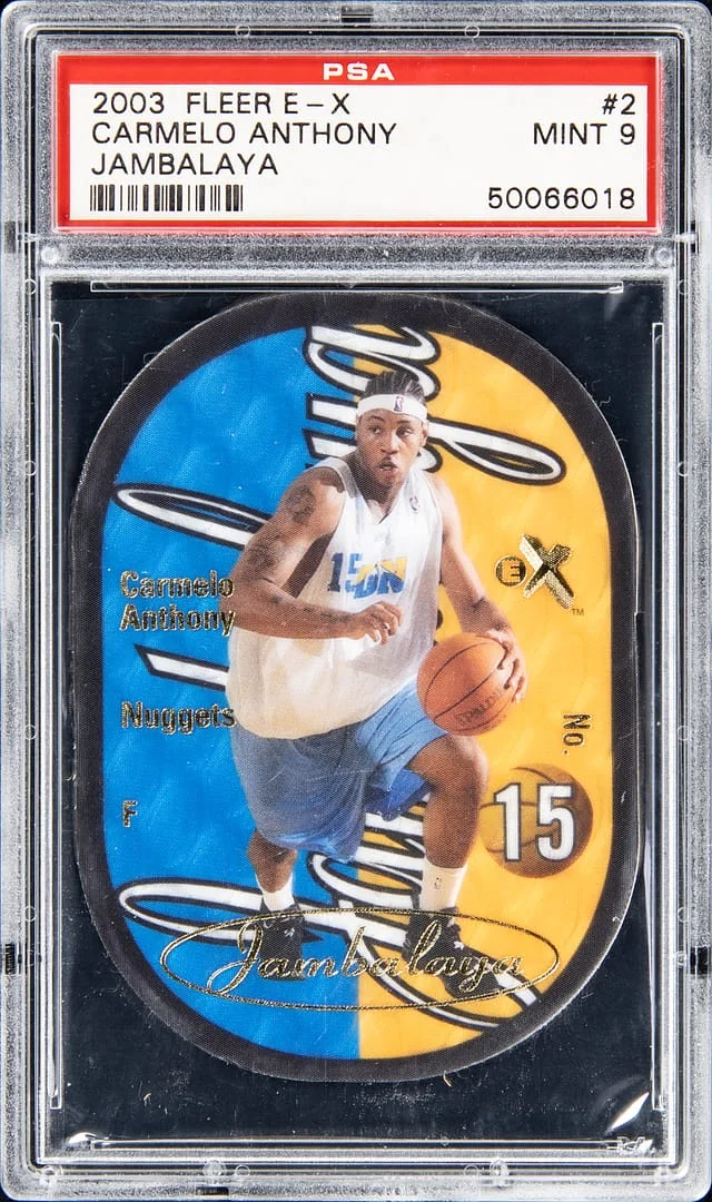 2003-04 Fleer E-X Carmelo Anthony Jambalaya #2 card image