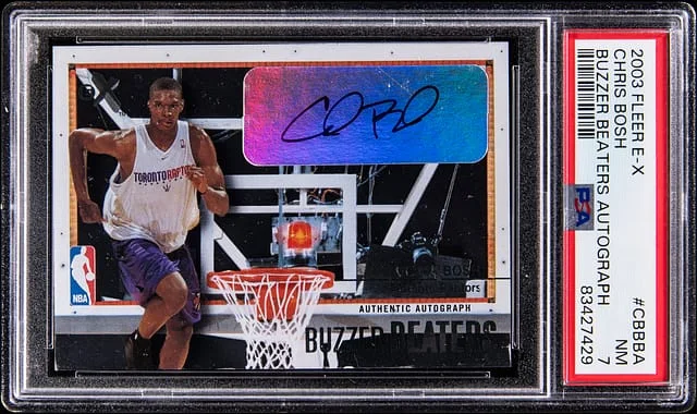 2003-04 Fleer E-X Chris Bosch Buzzer Beaters Autograph #CB-BBA card image