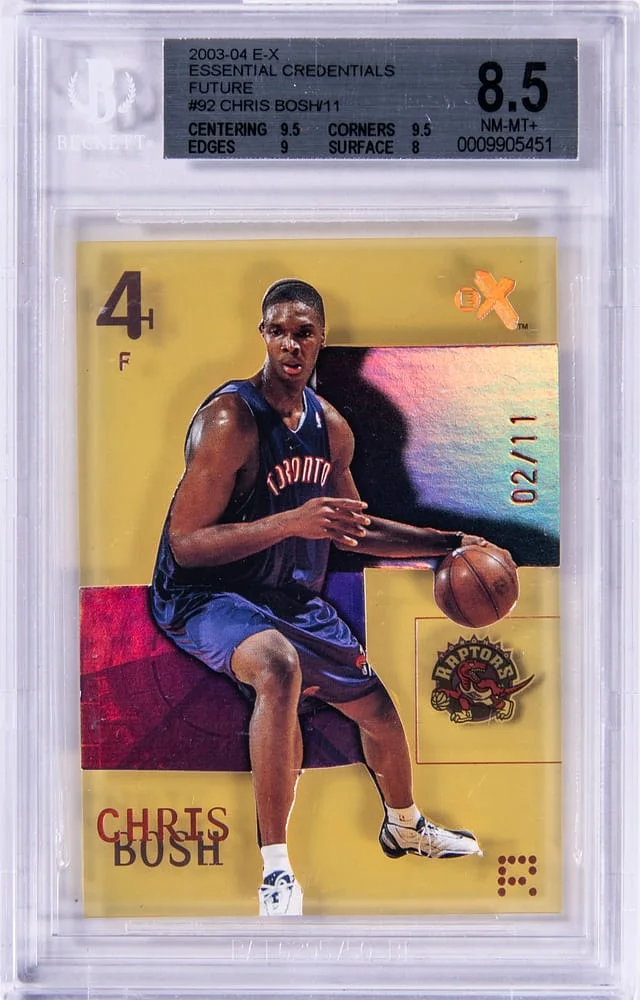 2003-04 Fleer E-X Chris Bosh Essential Credential Future #92 card image