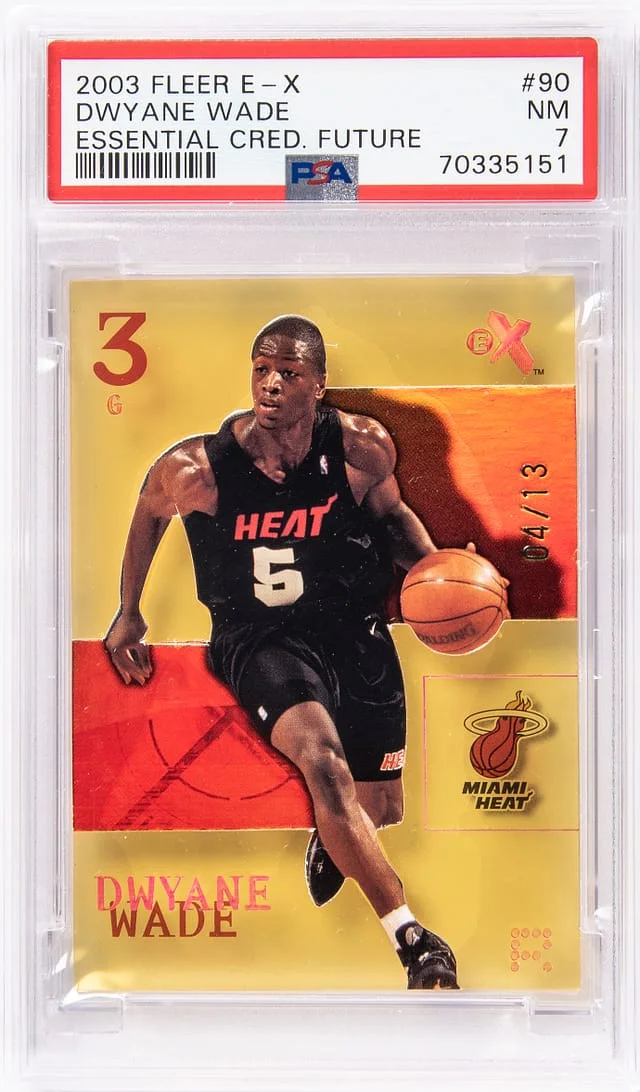 2003-04 Fleer E-X Dwyane Wade Essential Credentials Future #90 card image