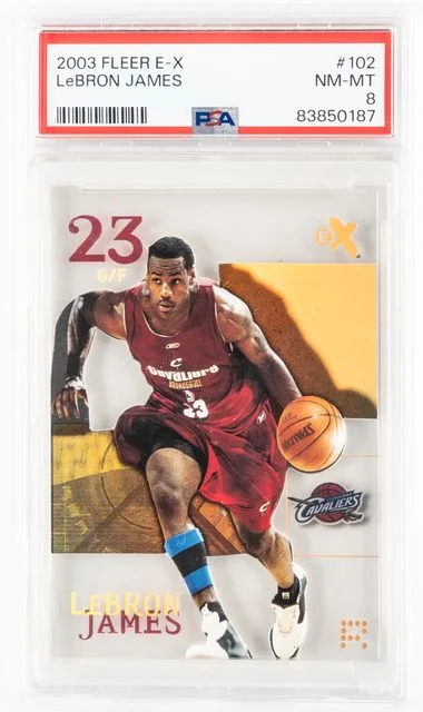 2003-04 Fleer E-X LeBron James #102 card image