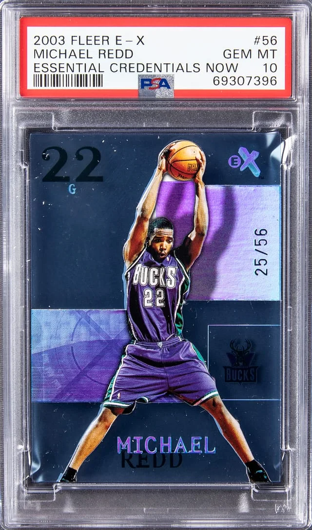 2003-04 Fleer E-X Michael Redd Essential Credentials Now #56 card image