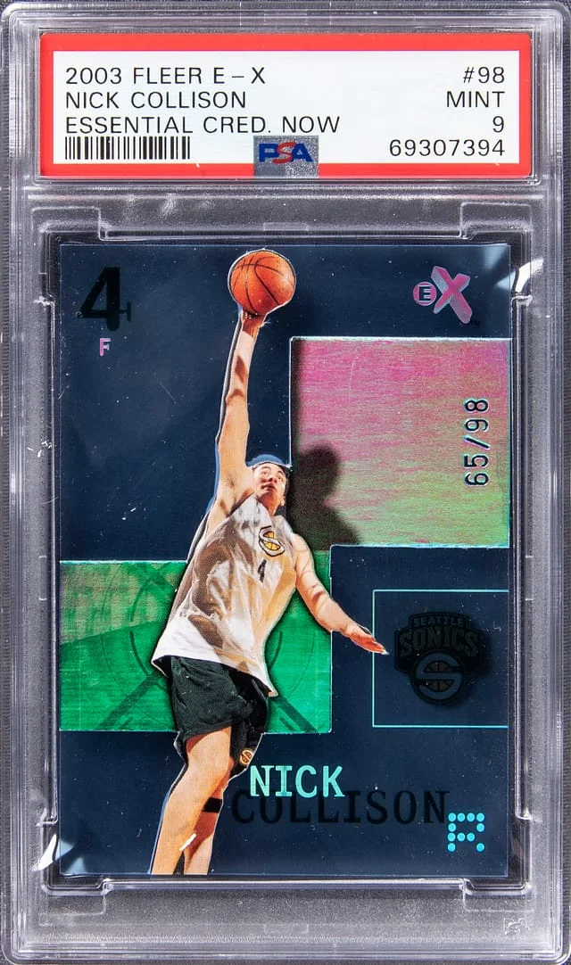 2003-04 Fleer E-X Nick Collison Essential Credentials Now #98 card image