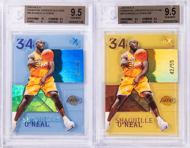 2003-04 Fleer E-X Shaquille O'Neal Essential Credentials #48 card image