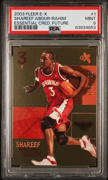 2003-04 Fleer E-X Shareef Abdur-Rahim Essential Credentials Future #1 card image