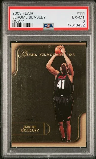 2003-04 Fleer Flair Jerome Beasley Row 1 #111 card image