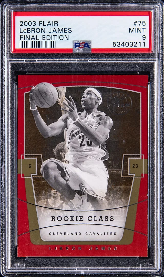 2003-04 Fleer Flair Showcase LeBron James Final Edition #75 card image