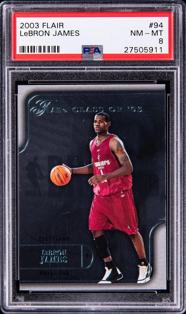 2003-04 Fleer Flair Showcase LeBron James #94 card image