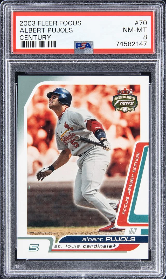 2003-04 Fleer Focus Albert Pujols Century #70 card image