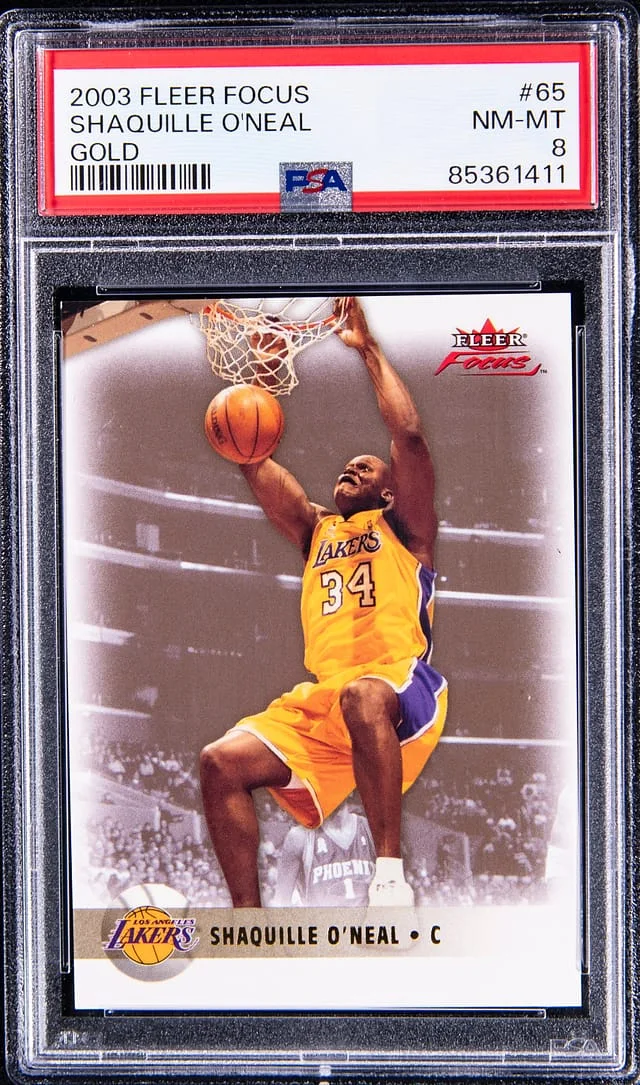 2003-04 Fleer Focus Shaquille O'Neal Gold #65 card image