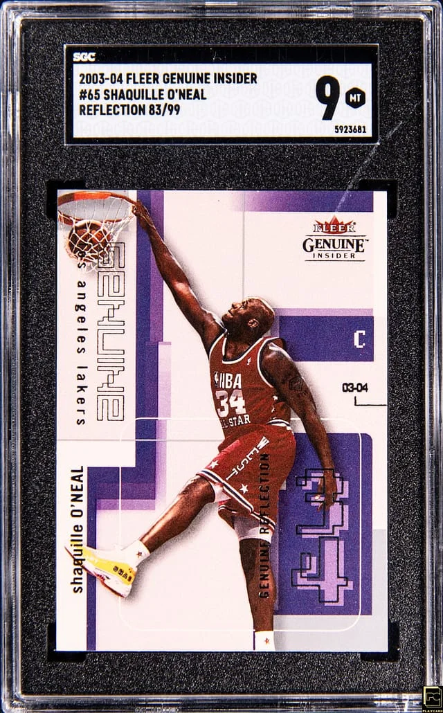 2003-04 Fleer Genuine Shaquille O'Neal Insider Reflection #65 card image