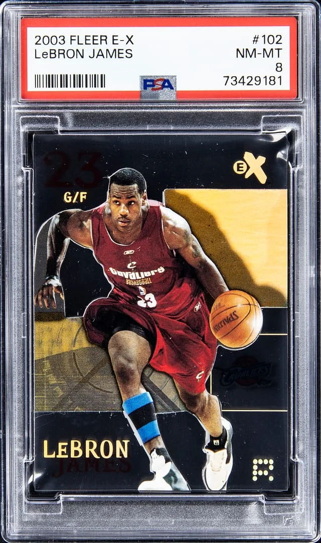 2003-04 Fleer LeBron James EX #102 card image