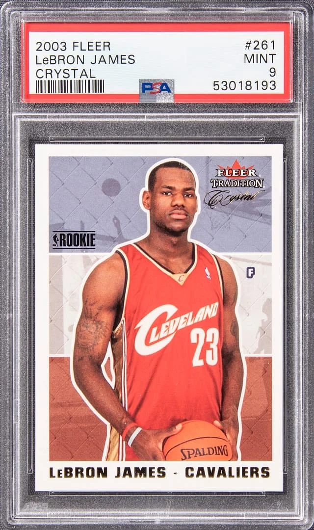 2003-04 Fleer LeBron James Crystal #261 card image