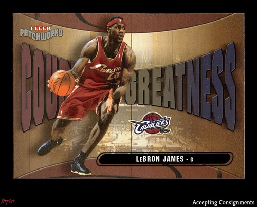 2003-04 Fleer Patchworks Lebron James #105 card image