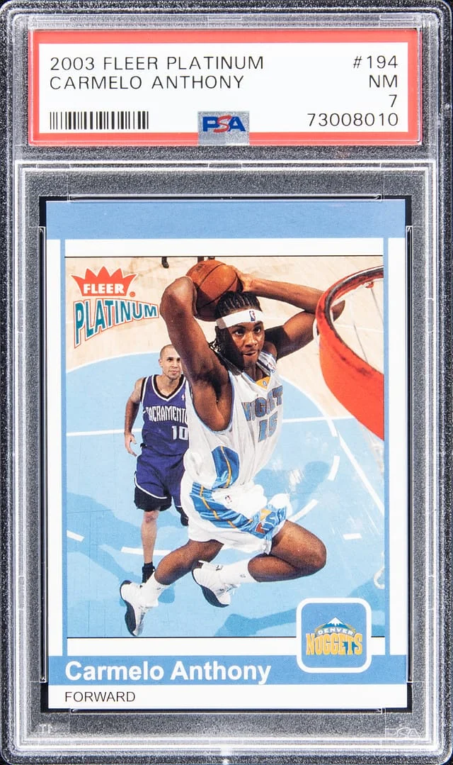 2003-04 Fleer Platinum Carmelo Anthony #194 card image