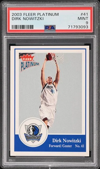 2003-04 Fleer Platinum Dirk Nowitzki #41 card image