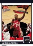 2003-04 Fleer Platinum Lebron James #183 card image