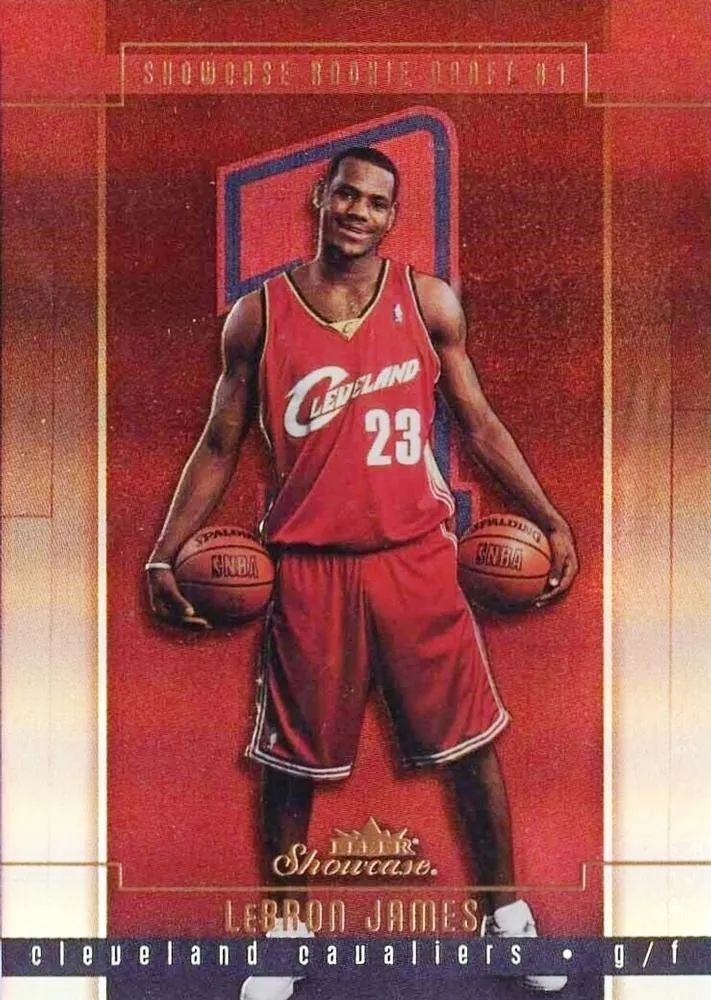 2003-04 Fleer Showcase Lebron James #130 card image