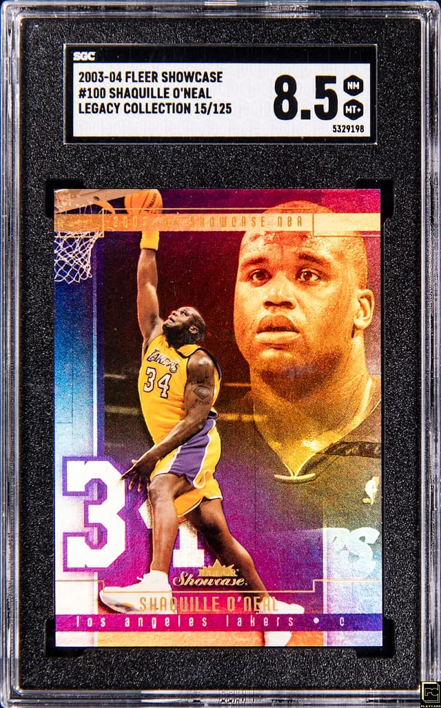 2003-04 Fleer Showcase Shaquille O'Neal Legacy Collection #100 card image