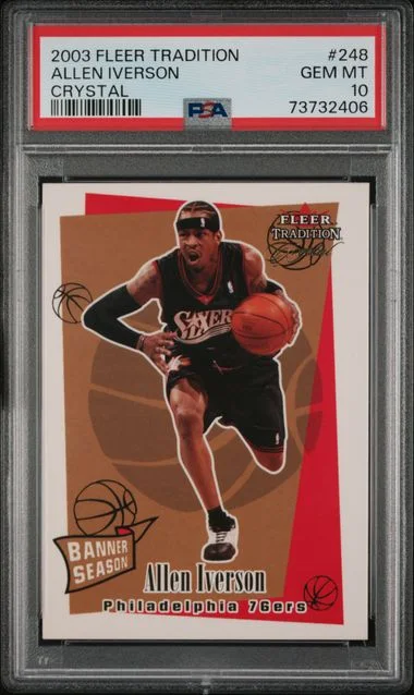 2003-04 Fleer Tradition Allen Iverson Crystal #248 card image