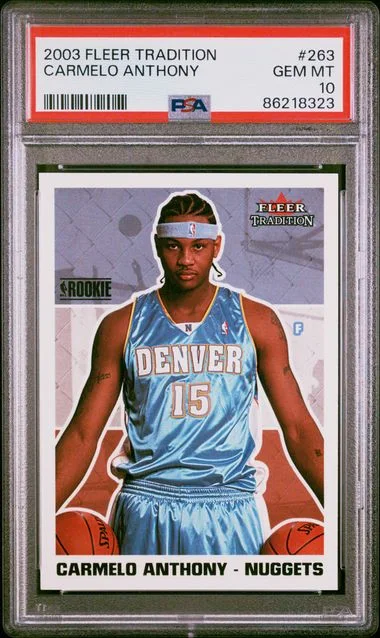 2003-04 Fleer Tradition Carmelo Anthony #263 card image