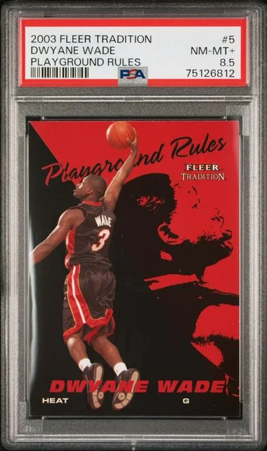 2003-04 Fleer Tradition Dwyane Wade Playground Rules #5 card image