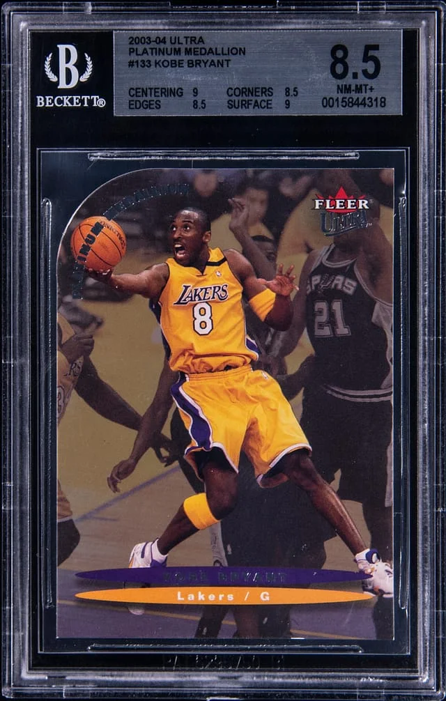 2003-04 Fleer Ultra Kobe Bryant Platinum Medallion #133 card image