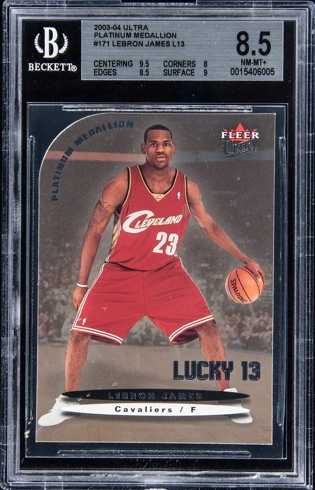 2003-04 Fleer Ultra LeBron James Hummer H2 #171 card image