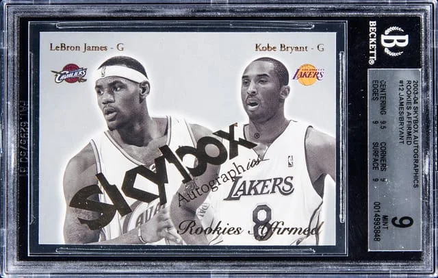 2003-04 SkyBox Autographics Affirmed James/Bryant #no-number card image