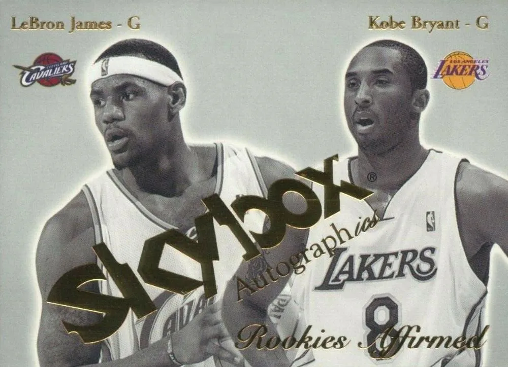 2003-04 SkyBox Autographics Lebron James Rookies Affirmed #12RE card image