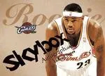 2003-04 SkyBox Autographics Lebron James #77 card image