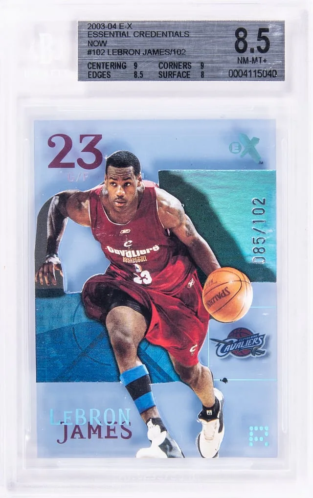 2003-04 SkyBox E-X LeBron James Essential Credentials Now #102 card image