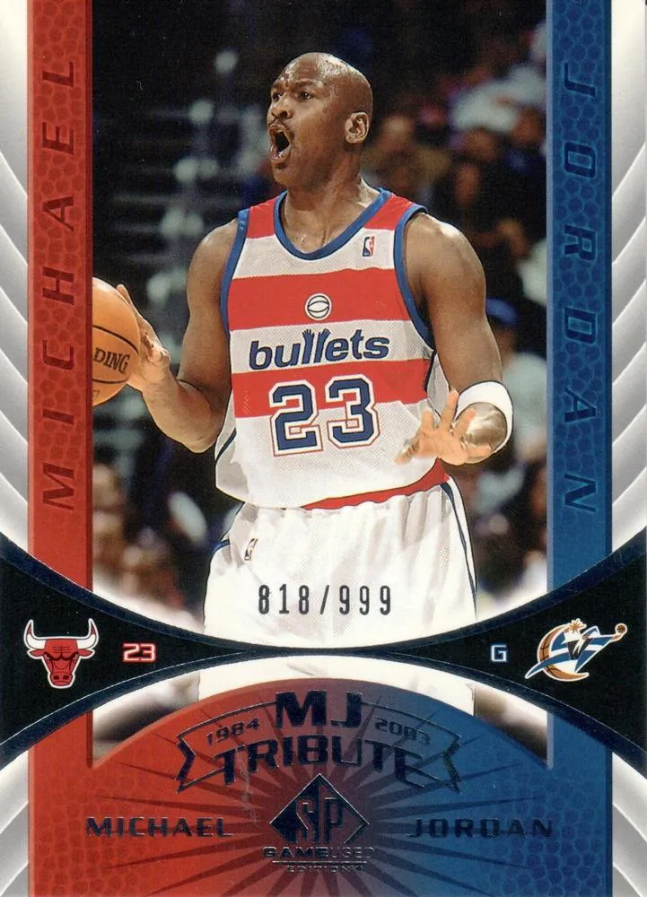 2003-04 SP Game Used Michael Jordan #105 card image