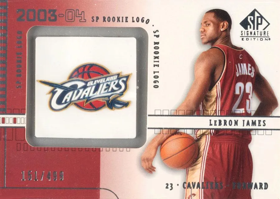 2003-04 SP Signature Edition Lebron James #101 card image