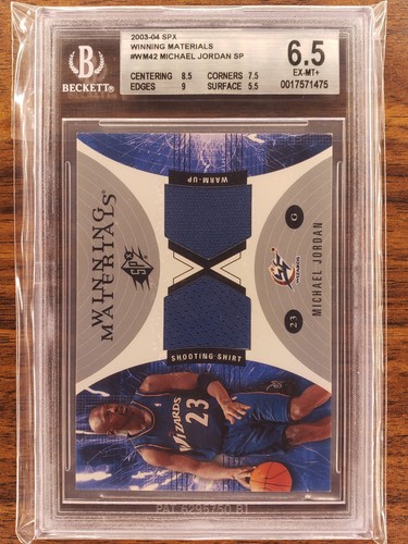 2003-04 SPx Michael Jordan Winning Materials #WM42 card image