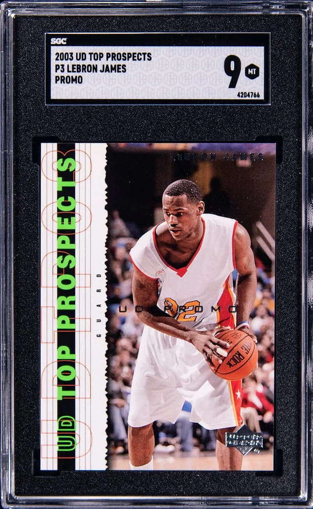 2003-04 Top Prospects Promo Lebron James #P3 card image