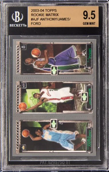 2003-04 Topps Anthony/James/Ford Matrix #AJF card image