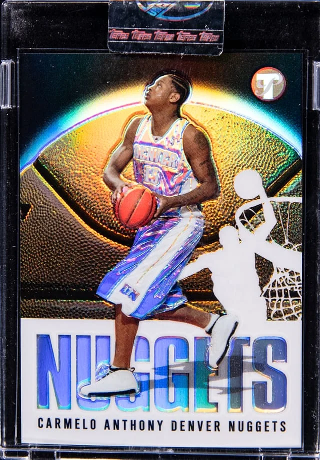 2003-04 Topps Carmelo Anthony - Topps Encased Pristine Refractor #107 card image