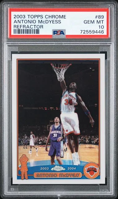 2003-04 Topps Chrome Antonio McDyess Refractor #89 card image