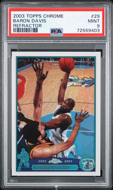2003-04 Topps Chrome Baron Davis Refractor #29 card image