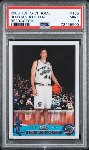 2003-04 Topps Chrome Ben Handlogten Refractor #165 card image