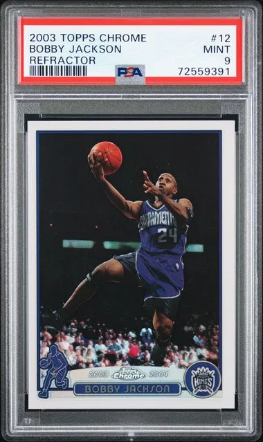 2003-04 Topps Chrome Bobby Jackson Refractor #12 card image
