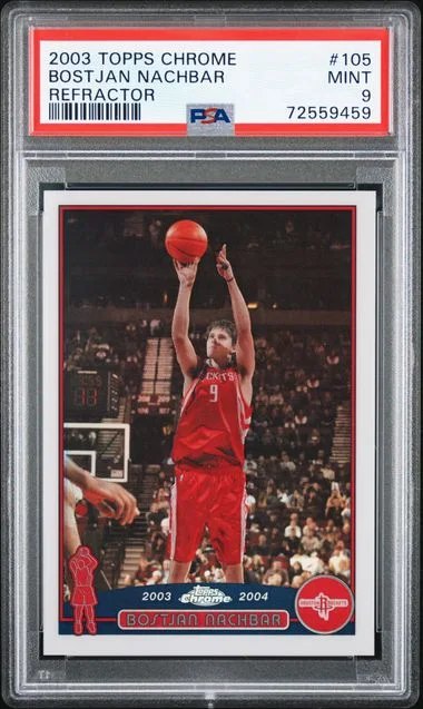 2003-04 Topps Chrome Bostjan Nachbar Refractor #105 card image