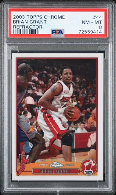 2003-04 Topps Chrome Brian Grant Refractor #44 card image