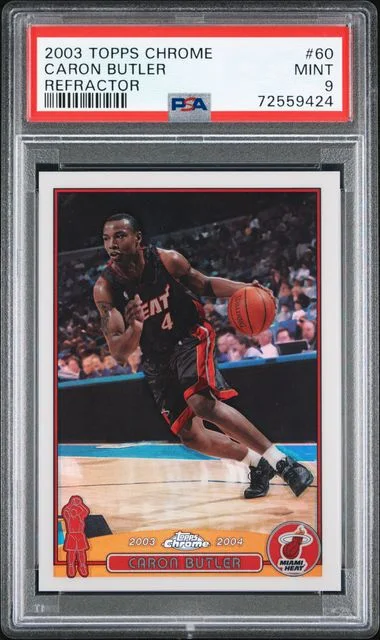 2003-04 Topps Chrome Caron Butler Refractor #60 card image