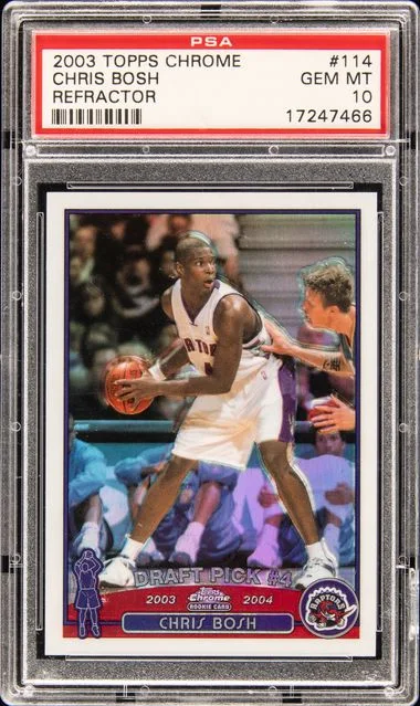 2003-04 Topps Chrome Chris Bosh Refractor #114 card image