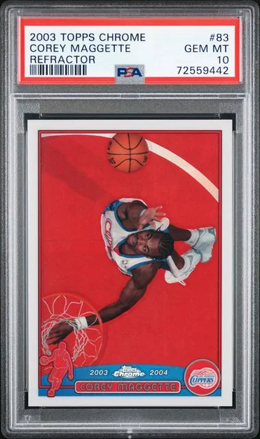 2003-04 Topps Chrome Corey Maggette Refractor #83 card image